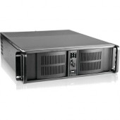 iStarUSA 3U Compact Stylish Rackmount Chassis with 950W Redundant Power Supply - Rack-mountable - Black - Aluminum Alloy, SECC, Zinc-coated Steel - 3U - 7 x Bay - 1 x 2.36" x Fan(s) Installed - 950 W - Power Supply Installed - ATX, Micro ATX Motherbo