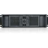 iStarUSA 3U Compact Stylish Rackmount Chassis Front-mounted ATX Power Supply - Rack-mountable - Black, Black - Plastic, Zinc-coated Steel - 3U - 8 x Bay - 2 x Fan(s) Installed - ATX, Micro ATX Motherboard Supported - 24 lb - 4 x Fan(s) Supported - 2 x Ext