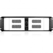 iStarUSA 3U High Performance Rackmount Chassis - Rack-mountable - Black, Silver - Aluminum Alloy, Zinc-coated Steel - 3U - 7 x Bay - 4 x Fan(s) Installed - EATX, Micro ATX, ATX Motherboard Supported - 5 x Fan(s) Supported - 4 x External 5.25" Bay - 2