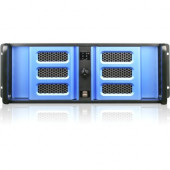 iStarUSA D Storm D-400S3SE System Cabinet - Rack-mountable - Blue - Zinc-coated Steel - 4U - 2 x Bay - 2 x Fan(s) Installed - 250 W - Micro ATX, ATX Motherboard Supported - 3 x Fan(s) Supported - 2 x External 3.5" Bay - 7x Slot(s) - 2 x USB(s) - RoHS