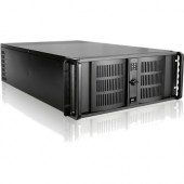 iStarUSA 4U High Performance Rackmount Chassis with 800W Redundant Power Supply - Rack-mountable - Black - Aluminum Alloy, SECC, Zinc-coated Steel - 4U - 9 x Bay - 4 x 3.15", 4.72" x Fan(s) Installed - 800 W - Power Supply Installed - EATX, ATX,