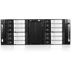 iStarUSA D Storm D-410-DE12 System Cabinet - Rack-mountable - Black, Silver - Zinc-coated Steel - 4U - 12 x Bay - 2 x Fan(s) Installed - ATX, EATX, Micro ATX Motherboard Supported - 2 x Fan(s) Supported - 12 x External 3.5" Bay - 7x Slot(s) - 1 x USB