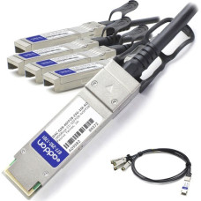 AddOn Dell DAC-Q28-4SFP28-25G-1M Compatible TAA Compliant 100GBase-CU QSFP28 to 4xSFP28 Direct Attach Cable (Passive Twinax, 1m) - 100% compatible and guaranteed to work DAC-Q284SFP2825G1MAO