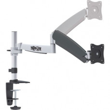 Tripp Lite Full-Motion Display TV Desk Mount Arm Swivel Tilt 13" to 27" Monitors - 20 lb Load Capacity - Metal - Black - RoHS, TAA Compliance DDR1327S