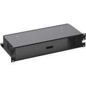 Panduit Air Inlet Duct For Cabinet, 2 RU - For Switch - 2U Rack Height - Rack-mountable - Black Powder Coat - Steel - TAA Compliance DIFBA2002S00S