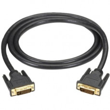 Black Box DVI-I Dual-Link Cable, Male to Male, 3-m (9.8 ft.) - 9.80 ft DVI Video Cable for Video Device - First End: 1 x DVI-I (Dual-Link) Male Video - Second End: 1 x DVI-I (Dual-Link) Male Video - Gold Plated Connector - TAA Compliance DVI-I-DL-003M