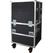 JELCO ELU-50RX2 RotoLift Dual Lift Case for Two 46" - 55" Flat Screens - External Dimensions: 36" Width x 30" Depth x 67" Height - Wood, Steel, Aluminum - For Flat Panel Display ELU-50RX2