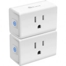 TP-Link Kasa Smart Wi-Fi Plug Mini - 1 x 3P Receptacle - 120 V AC / 15 A - Alexa, Google Assistant Supported EP10P2