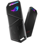 Asus ROG Strix Arion Drive Enclosure PCI Express NVMe, M.2 - USB 3.2 (Gen 2) Type C Host Interface External - Black - 1 x SSD Supported - Aluminum Alloy ESD-S1C/BLK/G/AS