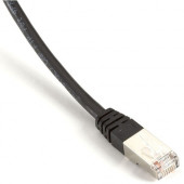 Black Box SlimLine Cat.5e (F/UTP) Patch Network Cable - 2 ft Category 5e Network Cable for Network Device - First End: 1 x RJ-45 Male Network - Second End: 1 x RJ-45 Male Network - 1 Gbit/s - Patch Cable - Shielding - Gold Plated Contact - CMP - 24 AWG - 