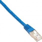 Black Box CAT6 250-MHz Shielded, Stranded Cable SSTP (PIMF), PVC, Blue, 7-ft. (2.1-m) - 7 ft Category 6 Network Cable for Network Device - First End: 1 x RJ-45 Male Network - Second End: 1 x RJ-45 Male Network - Patch Cable - Shielding - Blue EVNSL0272BL-