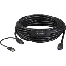 Kanexpro SuperSpeed USB 3.0 Active Extension Cable - 32ft. (10m) - 32 ft USB Data Transfer Cable for USB Hub, Tablet, Camera, Hard Drive, Keyboard, Flash Drive, Printer - First End: 1 x Type A Male USB, First End: 1 x Type A Male USB - Second End: 1 x Typ