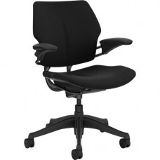 Humanscale Freedom Task - Lotus Black Seat - Foam Lotus Black Back - Graphite Frame - 5-star Base - Plastic, Foam - 27.3" Width F111GK101------