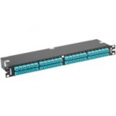 Panduit QuickNet Network Patch Panel - 96 Port(s) - 96 x - Rack-mountable - TAA Compliance F1RCXO-9612-10F