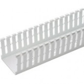 Panduit Panduct Duct - White - 6 Pack - Polyvinyl Chloride (PVC) - TAA Compliance F2X3WH6-A