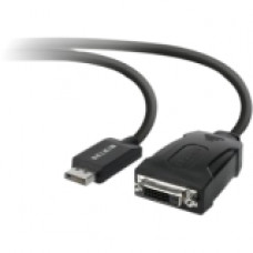 Belkin DisplayPort to DVI Adapter, M/F, 1080p - DisplayPort/DVI Video Cable Adapter for Video Device, Computer, Monitor, Projector, HDTV, Notebook, Tablet - First End: 1 x DisplayPort Male Digital Video - Second End: 1 x DVI Female Digital Video - Support