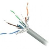 Belkin Cat. 6a STP Solid Cable - Bare Wire - Bare Wire - 1000ft - Gray F2CP004-1000