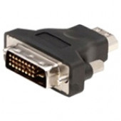 Belkin HDMI to DVI Adapter - 1 x HDMI Female Digital Audio/Video - 1 x DVI-D Male Digital Video - Black - TAA Compliance F2E7182-DV
