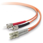 Belkin Duplex Fiber Optic Patch Cable - LC Male - ST Male - 16.4ft - TAA Compliance F2F402L0-05M