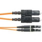 Panduit Fiber Optic Duplex Patch Network Cable - 65.62 ft Fiber Optic Network Cable for Network Device - First End: 2 x LC Male Network - Second End: 2 x SC Male Network - Patch Cable - Orange - 1 Pack F62ERLNSNSNM020