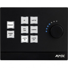 Harman International Industries AMX 8-Button Massio Keypad With Knob - Wired FG5793-08L-BL