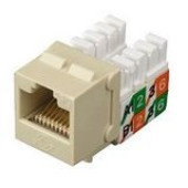 Black Box GigaBase2 Cat. 5e Universal Wiring Jack - 1 Pack - RJ-45 Female - White FMT925-R2-25PAK