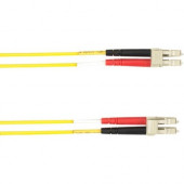 Black Box 3-m, LC-LC, 50-Micron, Multimode, Plenum, Yellow Fiber Optic Cable - 9.84 ft Fiber Optic Network Cable for Network Device - First End: 1 x LC Male Network - Second End: 1 x LC Male Network - 128 MB/s - 50/125 &micro;m - Yellow FOCMP50-003M-L
