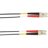 Black Box 3-m, LC-LC, 50-Micron, Multimode, Plenum, Black Fiber Optic Cable - 9.84 ft Fiber Optic Network Cable for Network Device - First End: 1 x LC Male Network - Second End: 1 x LC Male Network - 128 MB/s - 50/125 &micro;m - Black FOCMP50-003M-LCL