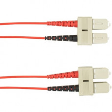 Black Box 10-m, SC-SC, 62.5-Micron, Multimode, PVC, Red Fiber Optic Cable - 32.81 ft Fiber Optic Network Cable for Network Device - First End: 1 x SC Male Network - Second End: 1 x SC Male Network - 128 MB/s - 62.5/125 &micro;m - Red FOCMR62-010M-SCSC