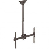 Startech.Com Ceiling TV Mount - 1.8&#39;&#39; to 3&#39;&#39; Short Pole - 32 to 75" TVs with a weight capacity of up to 110 lb. (50 kg) - Telescopic pole can extend from 22" to 33.5" (560 to 910 mm) - Ceiling mount swivels +