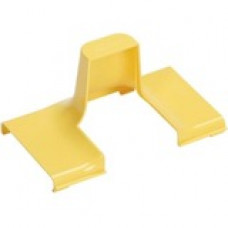 Panduit FiberRunner Cover For Spillover Junction - Yellow - 1 Pack - Acrylonitrile Butadiene Styrene (ABS), Polycarbonate - TAA Compliance FRSPJC24LYL