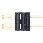 Panduit Fiber Optic Duplex Network Connector - 1 Pack - 2 x SC Male - Electric Ivory - TAA Compliance FSC2DMC6EI