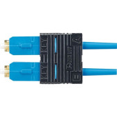 Panduit Fiber Optic Duplex Network Connector - 1 Pack - 2 x SC Male - Blue - TAA Compliance FSC2DSCBU