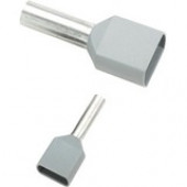 Panduit Electric Wire Ferrule - 500 - Gray - Polypropylene, Copper, Polypropylene - TAA Compliance FTD76-10-D