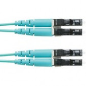 Panduit Fiber Optic Duplex Network Cable - 157.48 ft Fiber Optic Network Cable for Network Device - First End: 2 x LC Male Network - Second End: 2 x LC Male Network - Patch Cable - Aqua - 1 Pack FX2ERLNLNSNM048