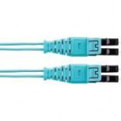 Panduit Opti-Core Fiber Optic Duplex Network Cable - 39.37 ft Fiber Optic Network Cable for Network Device - First End: 2 x LC Male Network - Second End: 2 x LC Male Network - Patch Cable - 50/125 &micro;m - Aqua - 1 Pack FZ2ELQ1Q1SNM012