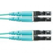 Panduit Fiber Optic Duplex Network Cable - 56 ft Fiber Optic Network Cable for Network Device - First End: 2 x LC Male Network - Second End: 2 x LC Male Network - 1.25 GB/s - Patch Cable - 50/125 &micro;m - Aqua - 1 Pack FZ2ERLNLNSNM017