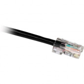 Cp Technologies Clearlinks100FT Cat5E 350MHZ Black No Boot Patch Cable - Category 5E for Network Device - 100ft - 1 x RJ-45 Male Network - 1 x RJ-45 Male Network - Black - RoHS Compliance GC5E-4P-BK-100-O