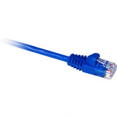 Cp Technologies Clearlinks25FT Cat5E 350MHZ Blue w/ Boot Patch Cable - Category 5E for Network Device - 25ft - 1 x RJ-45 Male Network - 1 x RJ-45 Male Network - Blue - RoHS Compliance GC5E-4P-BL-25