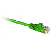 Cp Technologies Clearlinks25FT Cat5E 350MHZ Green w/ Boot Patch Cable - Category 5E for Network Device - 25ft - 1 x RJ-45 Male Network - 1 x RJ-45 Male Network - Green - RoHS Compliance GC5E-4P-GR-25