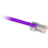 Cp Technologies ClearLinks 50FT Cat5E 350MHZ Purple No Boot Patch Cable - Category 5E for Network Device - 50ft - 1 x RJ-45 Male Network - 1 x RJ-45 Male Network - Purple - RoHS Compliance GC5E-4P-PU-50-O