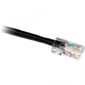 Cp Technologies ClearLinks 75FT Cat. 6 550MHZ Black No Boot Patch Cable - Category 6 for Network Device - 75ft - 1 x RJ-45 Male Network - 1 x RJ-45 Male Network - Black - RoHS Compliance GC6-BK-75-O