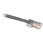 Cp Technologies ClearLinks 1FT Cat. 6 550MHZ Light Grey No Boot Patch Cable - Category 6 for Network Device - 1ft - 1 x RJ-45 Male Network - 1 x RJ-45 Male Network - Light Grey - RoHS Compliance GC6-LG-01-O