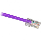 Cp Technologies ClearLinks 50FT Cat. 6 550MHZ Purple No Boot Patch Cable - Category 6 for Network Device - 50ft - 1 x RJ-45 Male Network - 1 x RJ-45 Male Network - Purple - RoHS Compliance GC6-PU-50-O