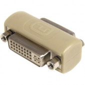 Startech.Com DVI-I Coupler / Gender Changer - F/F - 1 x DVI-I Female Video - 1 x DVI-I Female Video - Black GCDVIIFF