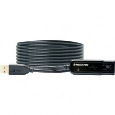 IOGEAR GUE2118 USB Extension Cable - 39 ft USB Data Transfer Cable - First End: 1 x Type A Male USB - Second End: 1 x Type A Female USB - Extension Cable - Black - RoHS, TAA, WEEE Compliance GUE2118