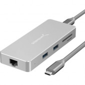 Sabrent 9 Port USB Type-C Multiport HUB (HB-UHPN) - for Notebook/Desktop PC - 60 W - USB Type C - 1 x USB 2.0 - 2 x USB 3.0 - Network (RJ-45) - HDMI - Wired HB-UHPN