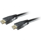 Comprehensive Plenum Pro AV/IT HDMI A/V Cable - 50 ft HDMI A/V Cable for Audio/Video Device - First End: 1 x HDMI Male Digital Audio/Video - Second End: 1 x HDMI Male Digital Audio/Video - 18 Gbit/s - Supports up to 3840 x 2160 - Shielding - Gold Plated C