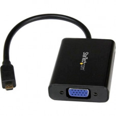 Startech.Com HDMI to VGA Video Adapter Converter with Audio for Desktop PC / Laptop / Ultrabook - 1920x1200 - Connect an HDMI equipped Laptop Ultrabook or Desktop Computer to your VGA Display or Projector with discrete audio output - Compatible with HDMI 