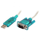 Startech.Com USB to Serial Adapter - Prolific PL-2303 - 3 ft / 1m - DB9 (9-pin) - USB to RS232 Adapter Cable - USB Serial - DB-9 Male Serial - Type A Male USB - 36.02 - RoHS Compliance ICUSB232SM3